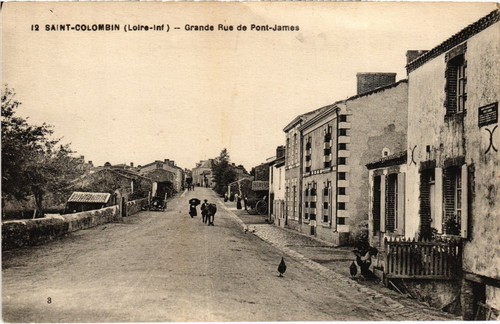 Cpa saint colombin grande - -,