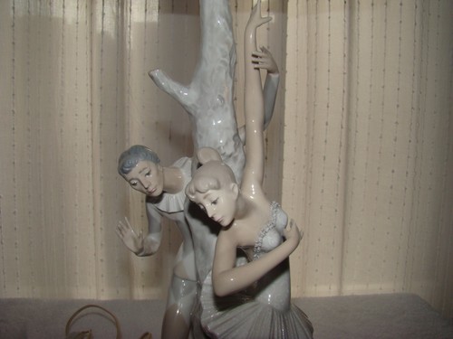 Lladro lampara colombin - lampara,