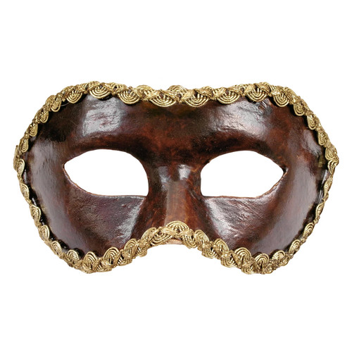 Colombina cuoio maschera - cuoio,