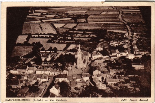 Cpa saint colombin vista - cpa,