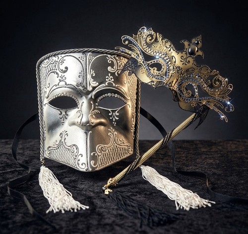 Maschera veneziana firmata - maschera,