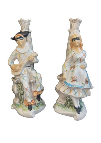 1950 ceramica pozzi coppia - ceramica, a.