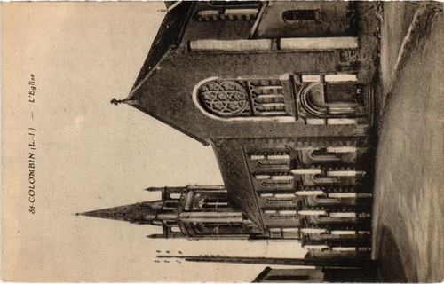 Cpa colombin la chiesa - cpa,