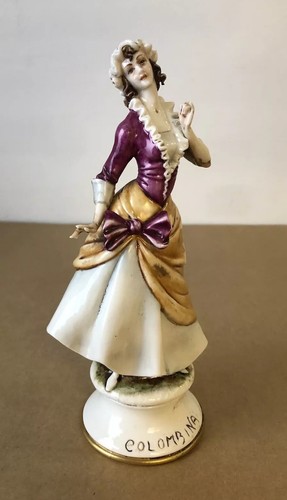 Statuina dama capodimonte - dama,